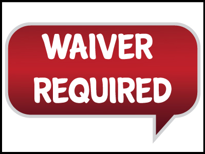 Waiver Required Button