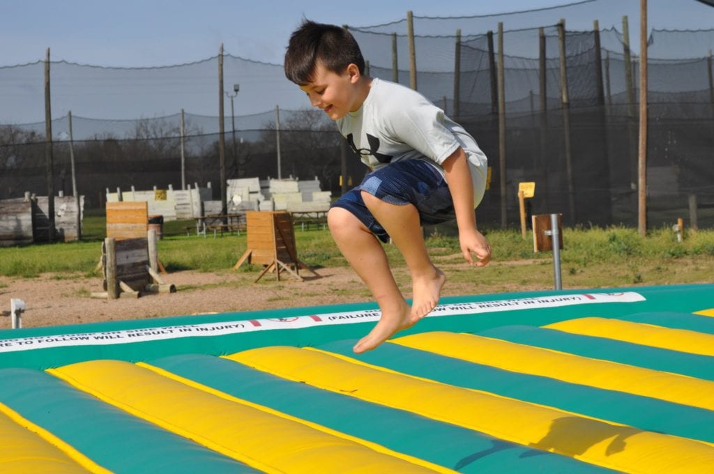 Child jumping