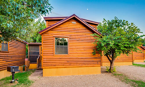 Exterior of Standard One Bedroom Family Cabin