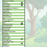 Rustic Camping Tents Amenities List