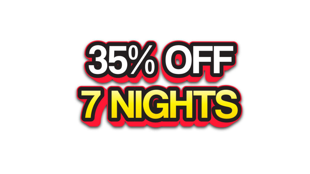 35% off 7 nights deal